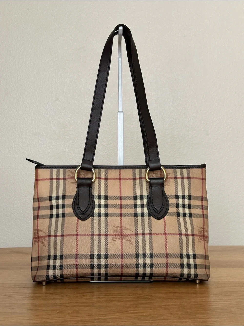 Burberry Zipper Tote Bag